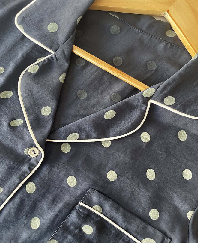 Pyjama Chemise Petit Point